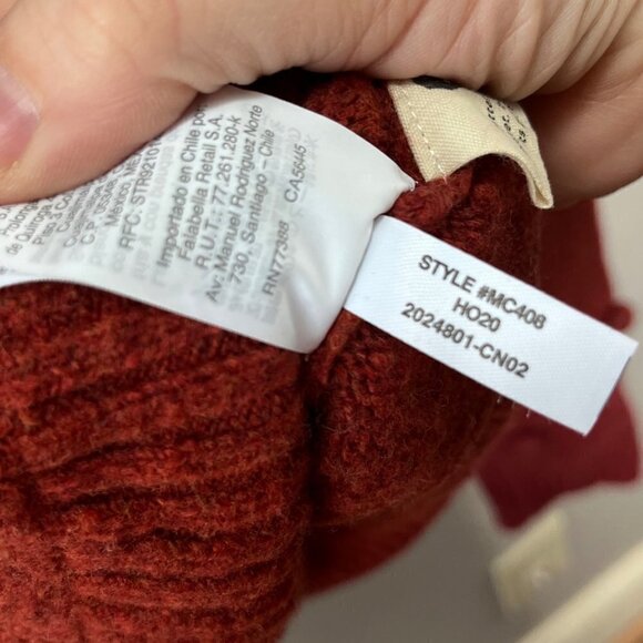 Madewell Bobble Colburne Cardigan Sweater Textured Merino Wool Blend Yarn - S - Picture 3 of 7